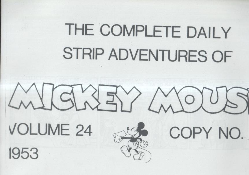 The Complete Daily Strip Adventures of MICKEY MOUSE, año 1953