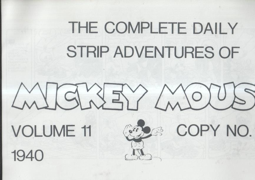 The Complete Daily Strip Adventures of MICKEY MOUSE, año 1940