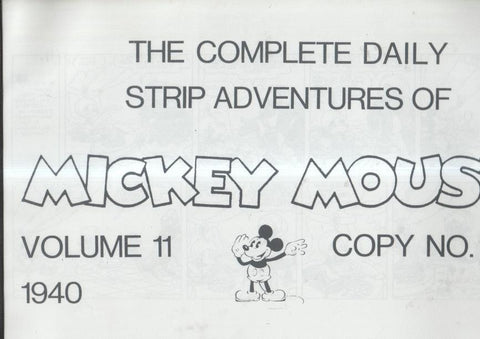 The Complete Daily Strip Adventures of MICKEY MOUSE, año 1940