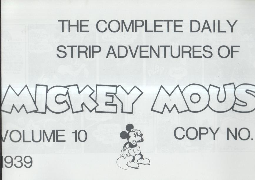 The Complete Daily Strip Adventures of MICKEY MOUSE, año 1939 