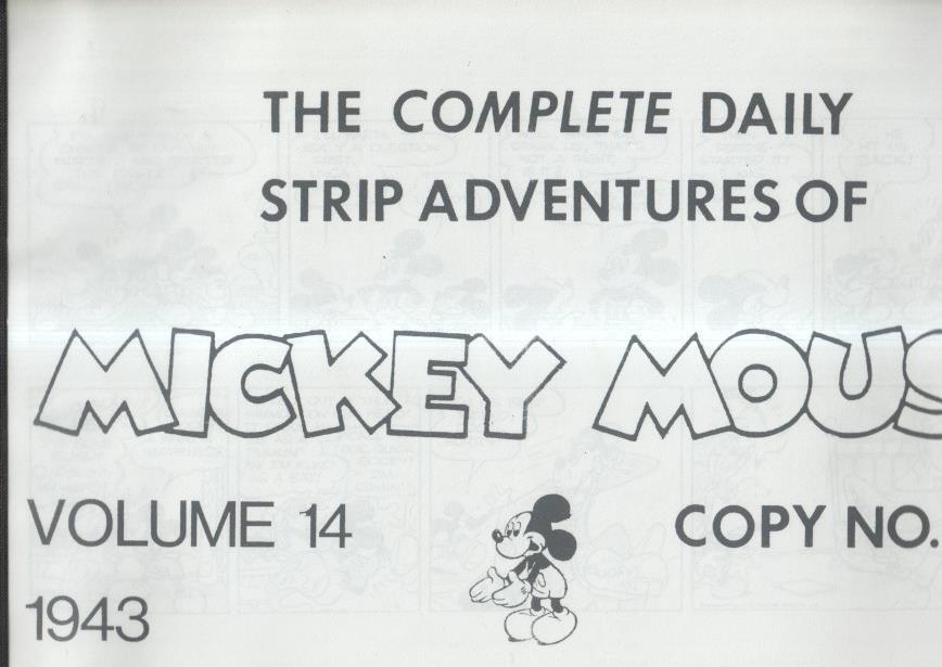 The Complete Daily Strip Adventures of MICKEY MOUSE, año 1943