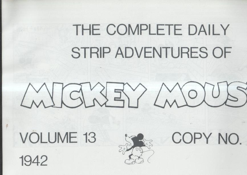 The Complete Daily Strip Adventures of MICKEY MOUSE, año 1942