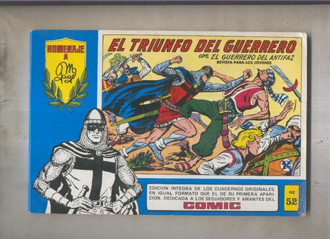 Valenciana: El Guerrero del Antifaz tomos azules numero 52