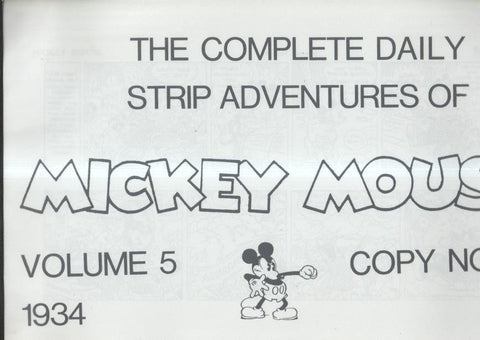 The Complete Daily Strip Adventures of MICKEY MOUSE, año 1934