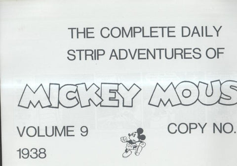 The Complete Daily Strip Adventures of MICKEY MOUSE, año 1938