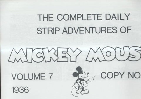 The Complete Daily Strip Adventures of MICKEY MOUSE, año 1936