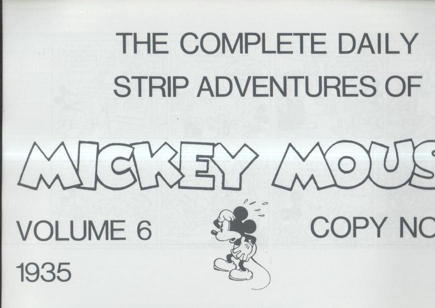 The Complete Daily Strip Adventures of MICKEY MOUSE, año 1935