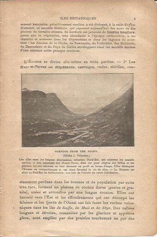 LAMINA V00001: Vista Glencoe, Islas Britanicas