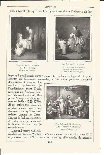LAMINA V00230: Obras de S. Chardin y J.B. Greuze