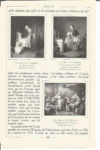 LAMINA V00230: Obras de S. Chardin y J.B. Greuze