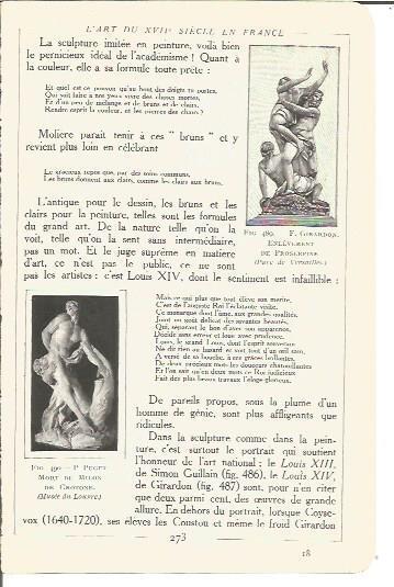 LAMINA V00227: Esculturas por F. Girardon y P. Puget