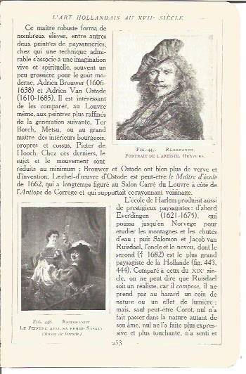 LAMINA V00217: Autoretrato y El Pintor con su Hija Saskia, por Rembrandt