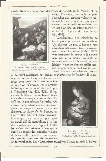 LAMINA V00213: La Adoracion de los Pastores po Ribera y Virgen y Niño por Morales 