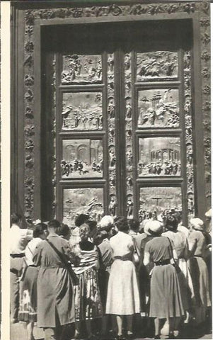 LAMINA V00383: Puerta del Paraiso, Florencia, Italia