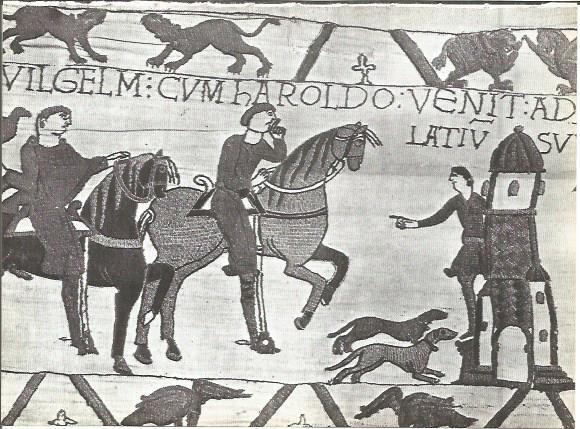 LAMINA V00364: Bordado llamado de la reina Matilde en Bayeux, Francia