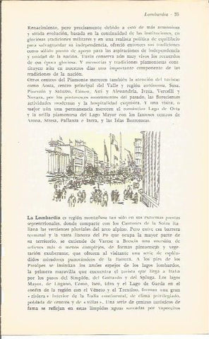 LAMINA V00387: Ilustracion de calle en Italia