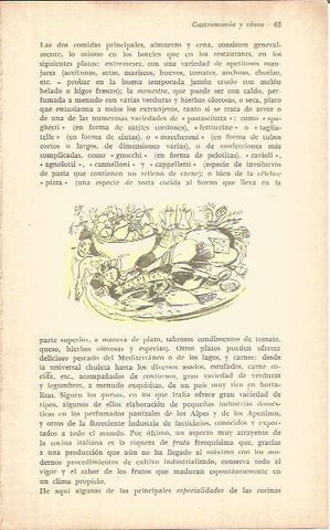 LAMINA V00408: Ilustracion de bandeja de comida