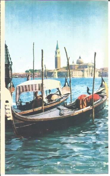 LAMINA V00395: Gondola en Venecia, Italia
