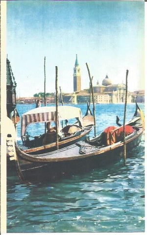 LAMINA V00395: Gondola en Venecia, Italia