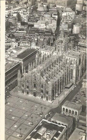 LAMINA V00389: Vista aerea del Duomo de Milan, Italia