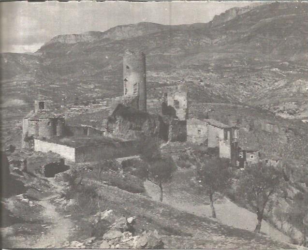 LAMINA V00321: Vista aerea Baronia de Sant Hoisme en Fontllonga, Lerida