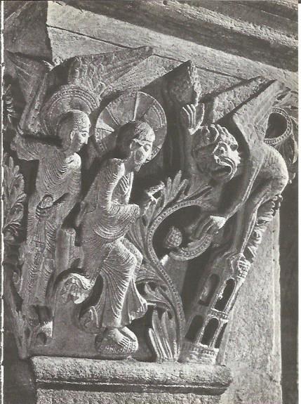 LAMINA V00359: Capitel Catedral de Saint Lazare en Autun, Francia