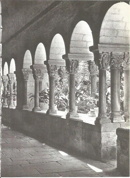 LAMINA V00346: Claustro de Sant Cugat del Valles, Barcelona