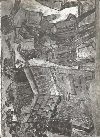 LAMINA V00344: Pinturas murales en Saint Savin, Francia