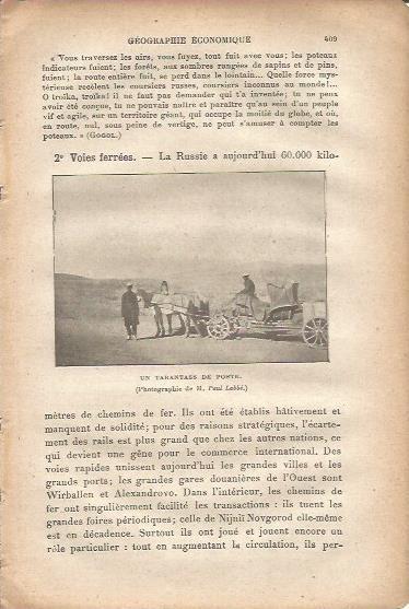 LAMINA V00072: Carromato de madera en Rusia