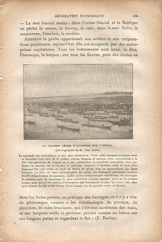 LAMINA V00071: Barcos de pesca en los Urales, Rusia