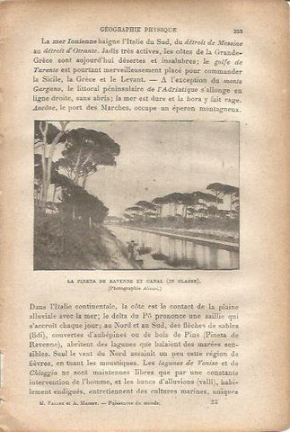 LAMINA V00063: Canal de Ravenna, Italia