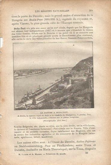 LAMINA V00058: El Danubio cruzando Budapest, Hungria