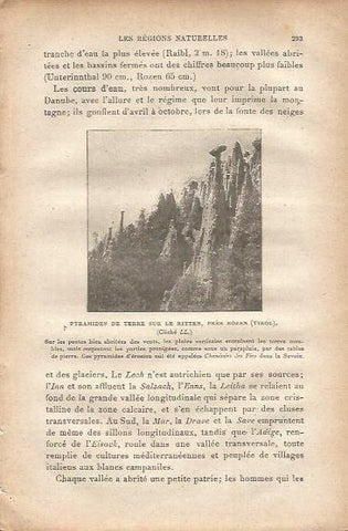 LAMINA V00055: Montañas en el Tirol