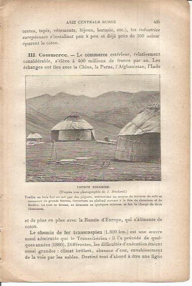 LAMINA V00077: Casa tipica de los Kirghize