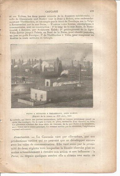 LAMINA V00078: Instalacion de petroleo en Balakhany, Azerbayan