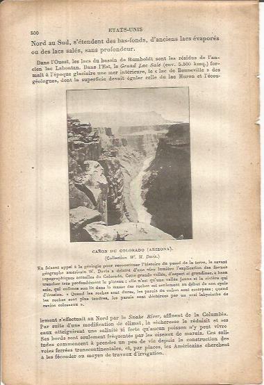 LAMINA V00091: Cañon del Colorado, Estados Unidos