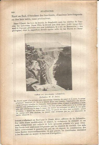 LAMINA V00091: Cañon del Colorado, Estados Unidos