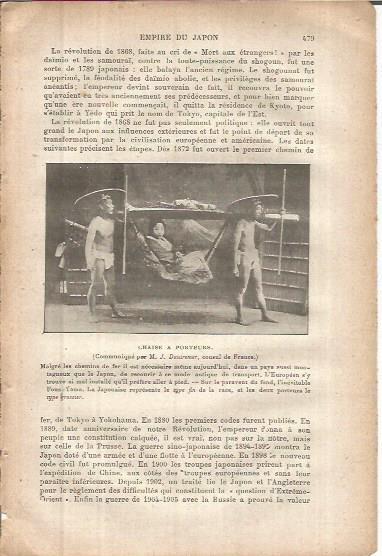 LAMINA V00087: Silla de mano, Japon