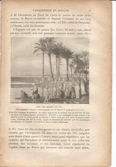 LAMINA V00011: Bordes del Nilo, Egipto