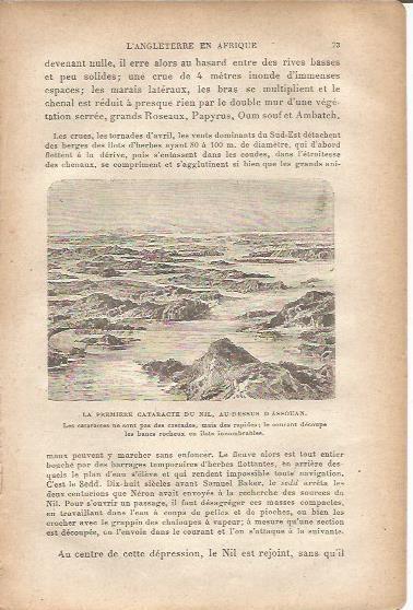 LAMINA V00009: Primera catarata Nilo en Asuan, Egipto
