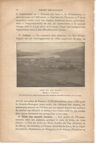 LAMINA V00003: Loch Tay, Islas Britanicas