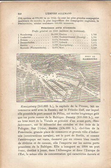LAMINA V00047: Plano del puerto de Hamburgo, Alemania