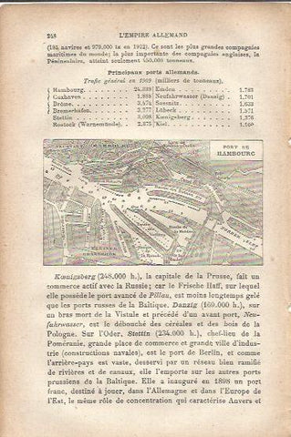 LAMINA V00047: Plano del puerto de Hamburgo, Alemania
