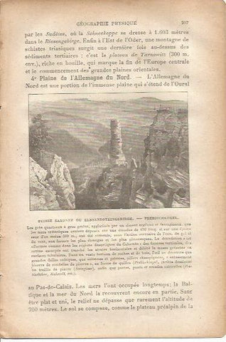 LAMINA V00040: Montañas en el canton sajon de Suiza