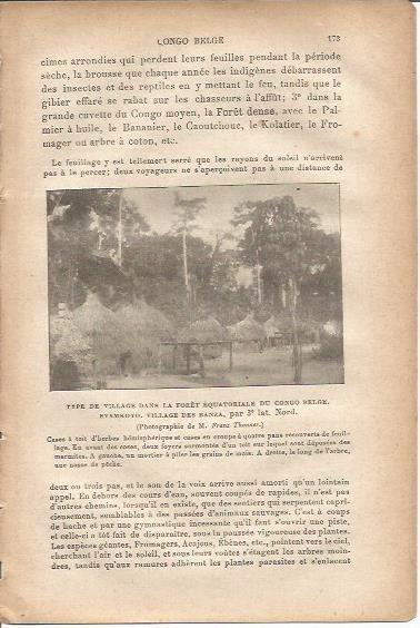 LAMINA V00034: Poblado en el Congo Belga