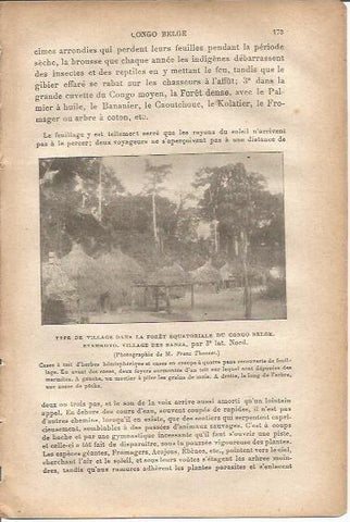 LAMINA V00034: Poblado en el Congo Belga