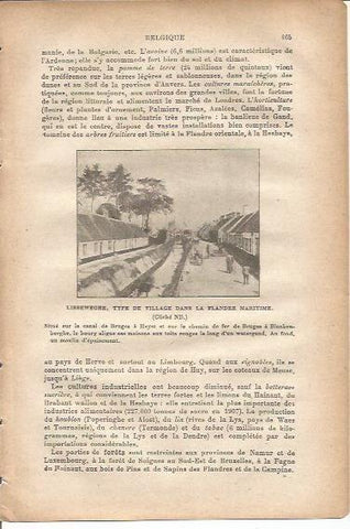 LAMINA V00033: Pueblo de Lisseweghe, Belgica
