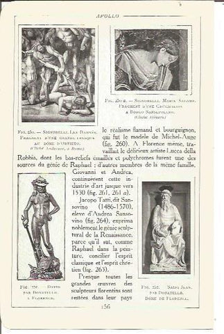 LAMINA V00173: David y San Juan, por Donatello