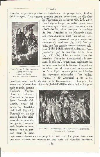 LAMINA V00170: Alegoria de la Primavera, por Botticelli