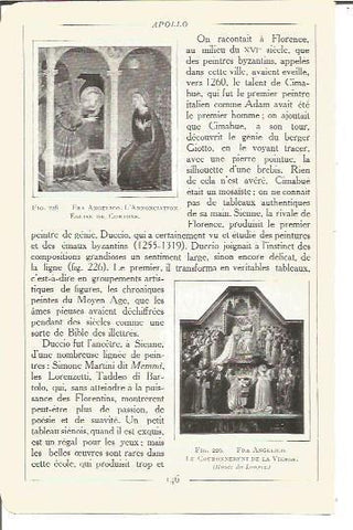LAMINA V00168: La Anunciacion y la Coronacion de la Virgen, por Fra Angelico
